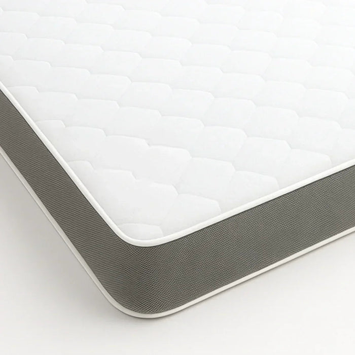 Wooden Twist 12 Cm OrthoRest Rebonded Foam Mattress close-up quilted top corner