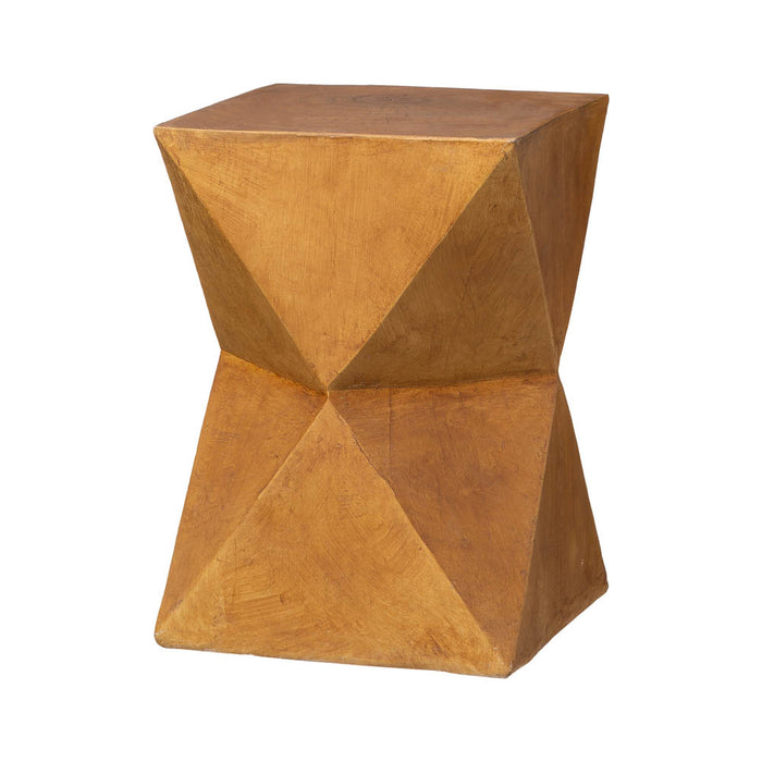 17.75"H MGO Faux Wood Garden Stool, Plant Stand or Accent Table (Multi-functional)