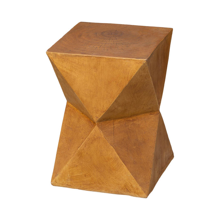 17.75"H MGO Faux Wood Garden Stool, Plant Stand or Accent Table (Multi-functional)