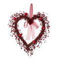17"H Valentine's Berry Heart Wreath
