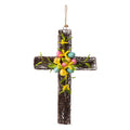 18"H Easter Floral Cross
