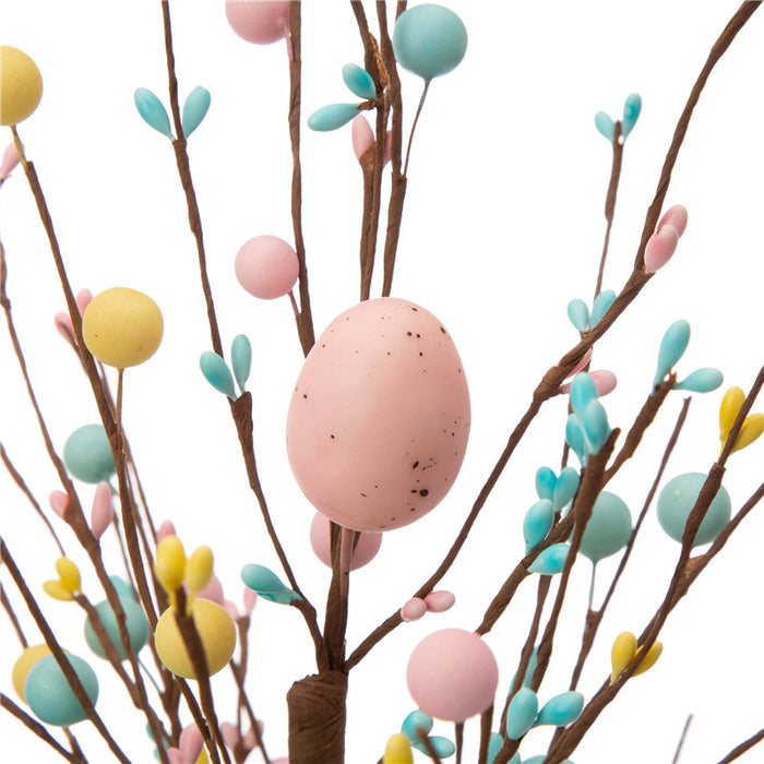 18"H Easter Table Tree with Multicolor Easter Eggs