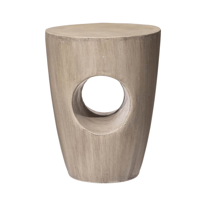 18"H MGO Faux Concrete Garden Stool, Plant Stand or Accent Table (Multi-functional)