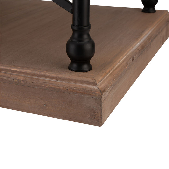 23.00"L French Vintage Antiqued finish Accent Table/Side Table