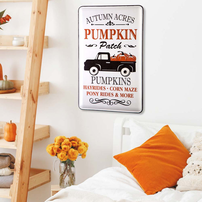 23.62"H Enameled Metal Truck Wall Sign