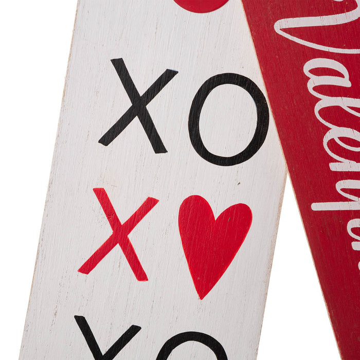 24"H Valentine's Wooden Doorknorb Hanging Decor