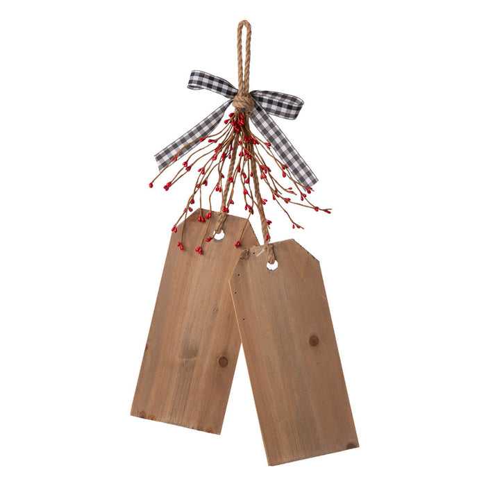 24"H Valentine's Wooden Doorknorb Hanging Decor