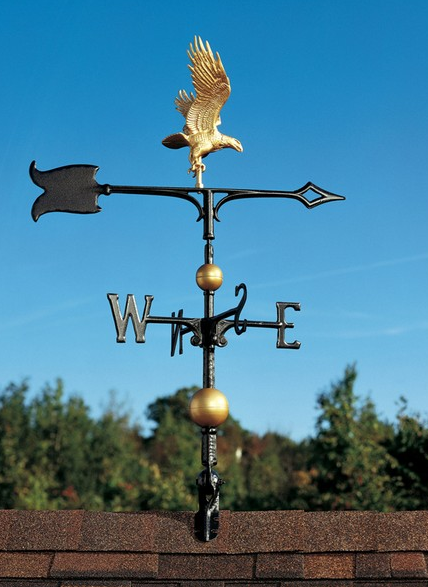 30" Full-Bodied Eagle Weathervane