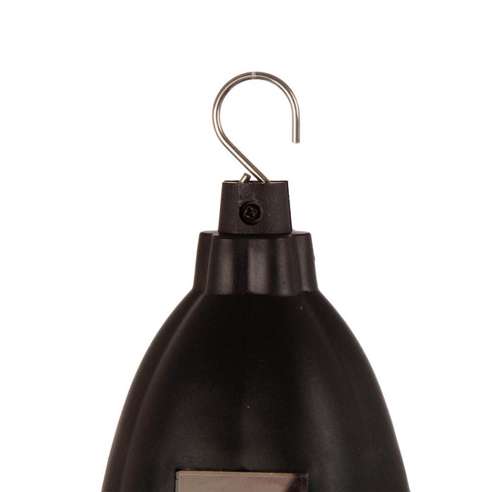 30"H Solar Lighted Brown Plastic Hanging Basket/Planter