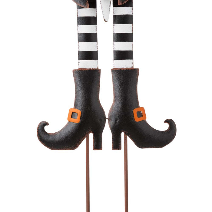 36"H Halloween Metal Gnome Yard Stake or Hanging Decor (Two Functions)