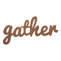 36"L Fall Wooden "gather" Word Wall Hanging Decor
