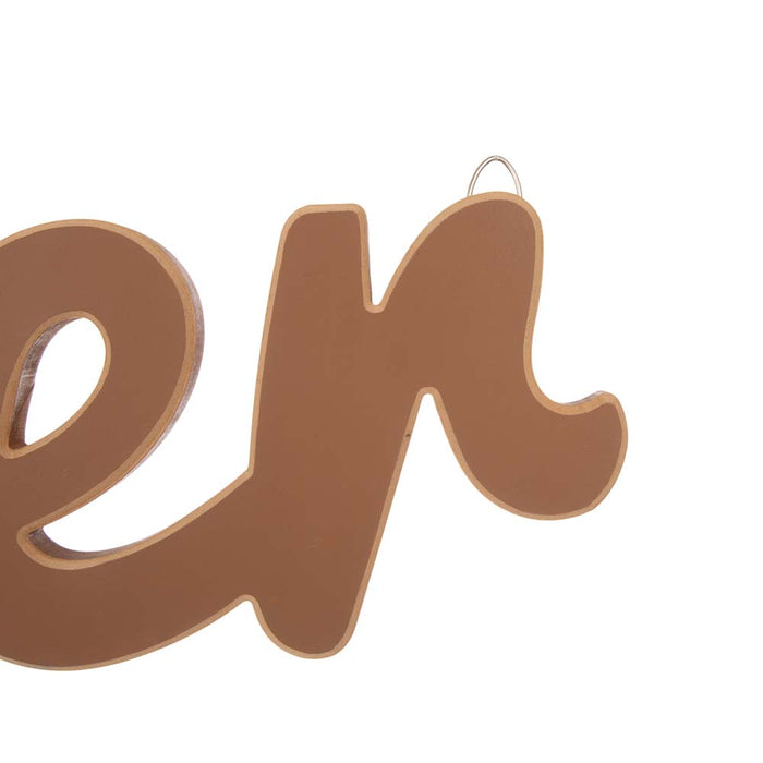 36"L Fall Wooden "gather" Word Wall Hanging Decor