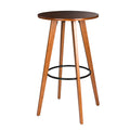 40.25"H Bamboo Round Bar Table