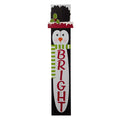 42.00"H Wooden Penguin Porch Sign - BRIGHT