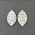 mother of pearl marquise carving