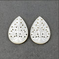 mother of pearl pear carving