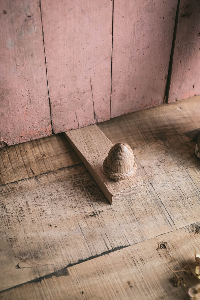 Acorn Wooden Door Stopper