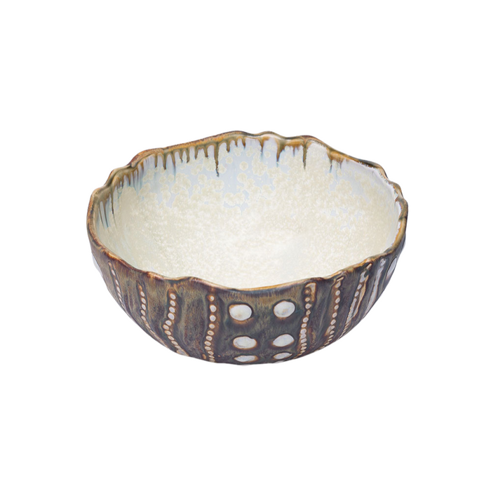 Ae Ceramics Sea Urchin Series Medium Bowl in Abalone & Tortoise