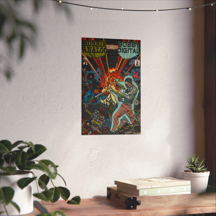 Analog vs. Digital - Matte Vertical Posters