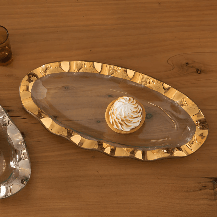 Annieglass Ruffle Mini Tray