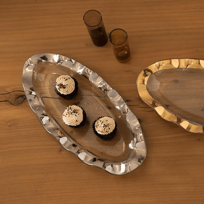 Annieglass Ruffle Mini Tray