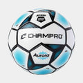 Front view of the Champro Aurora Thermal Bonded Soccer Ball.