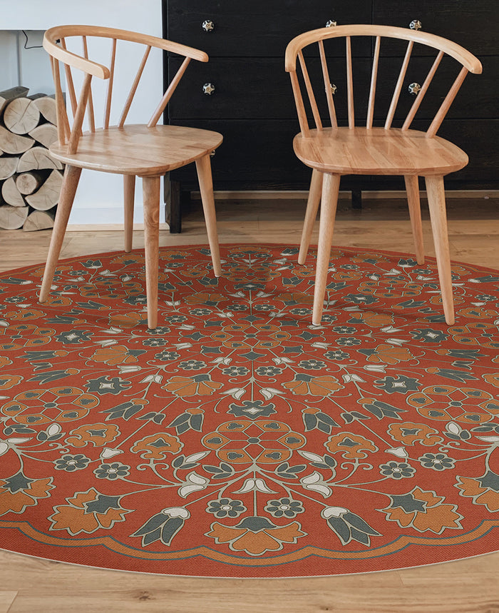 Biltmore - Arabesque Bloom - Vermilion Slate