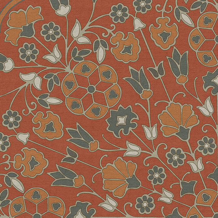 Biltmore - Arabesque Bloom - Vermilion Slate