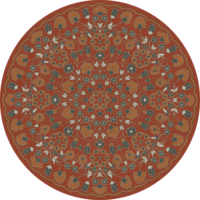 Biltmore - Arabesque Bloom - Vermilion Slate
