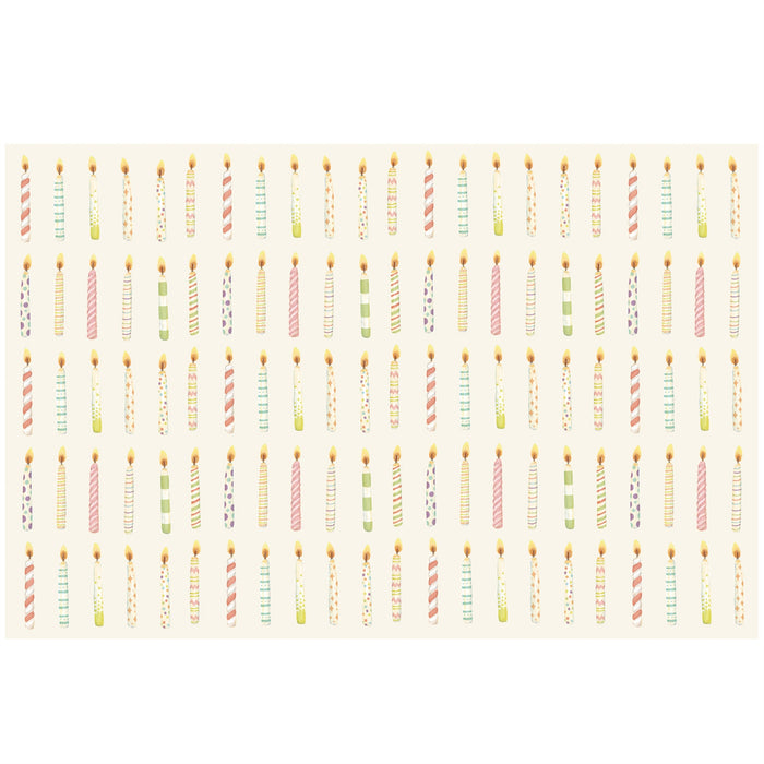 Birthday Candles Placemat Set/24