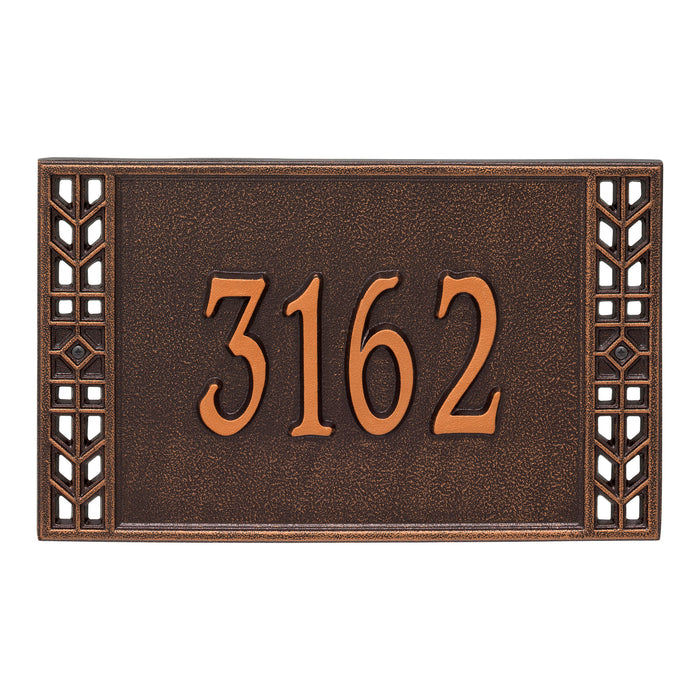 Boston Standard Wall Address Plaque