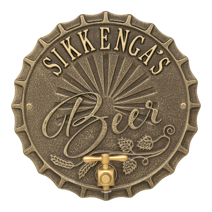 Bottle Cap Brew Pub Plaque