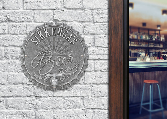 Bottle Cap Brew Pub Plaque