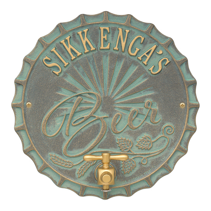 Bottle Cap Brew Pub Plaque
