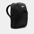 Front/side view of the Nike Brasilia 9.5 Training Backpack.