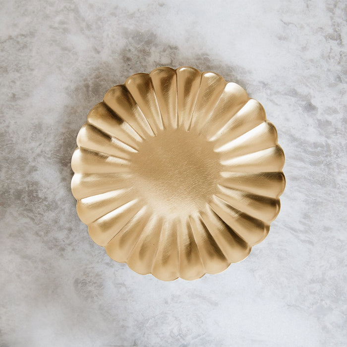 Brass Ripple Tray - Large