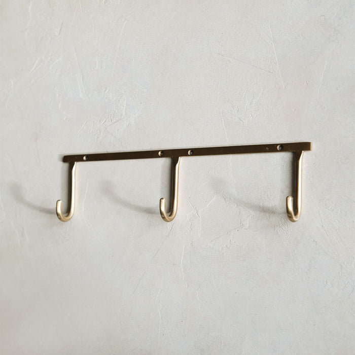 Brass Triple Wall Hook