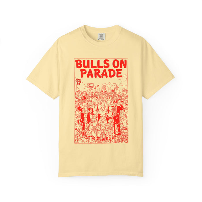 Bulls Parade - RED - Unisex Comfort Colors T-shirt