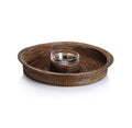 Calaisio Chip & Dip Round w/ Glass Dish
