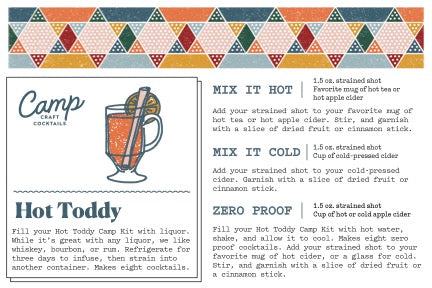 Camp Craft Cocktails - Hot Toddy