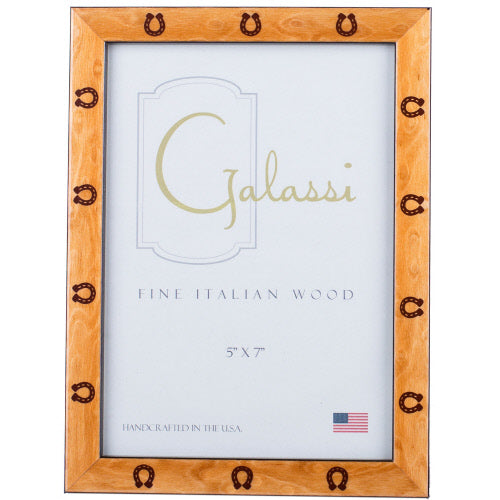 Cashmere Frame With Brown Horseshoes