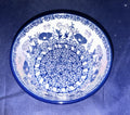 Ceramika Artystyczna Blue Poppy with Butterfly Ice Cream Bowl - Shape 017 - Pattern Blue Poppy with Butterfly (2902X)