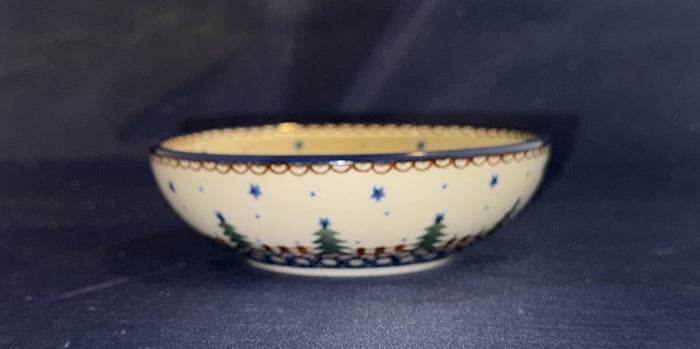Ceramika Artystyczna Christmas Tree 5" Bowl - Shape B89 - Pattern: Christmas Tree (340)