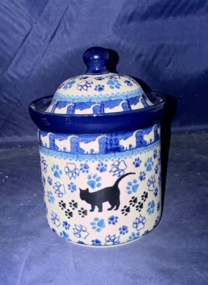 Ceramika Artystyczna Kitty Boo Boo 6 inch Canister - Shape: 495 - Pattern: Kitty Boo Boo (1771X)