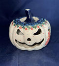 Ceramika Artystyczna Short Brown Hair Princess Small Luminary Pumpkin