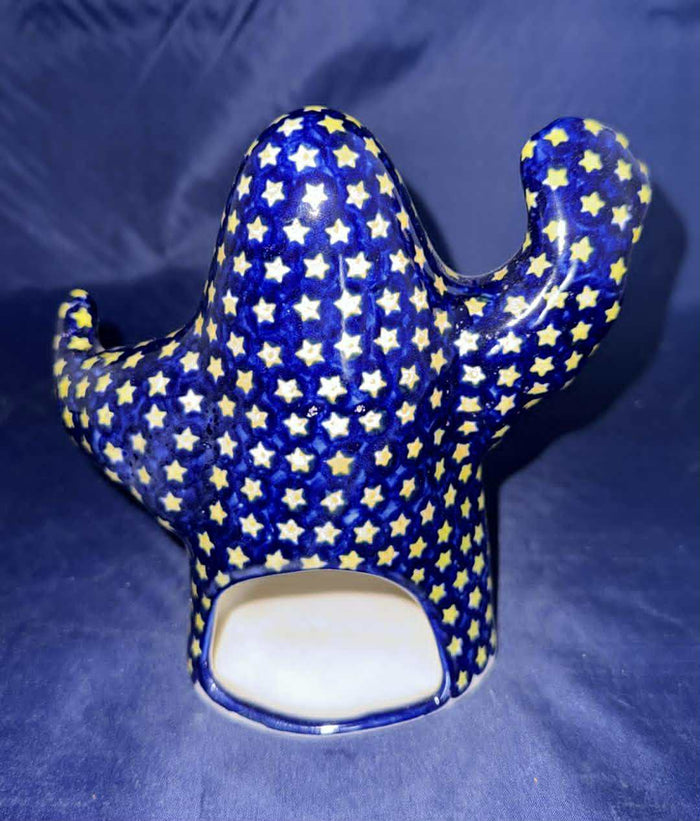 Ceramika Zebra Yellow Stars Large Luminary Ghost
