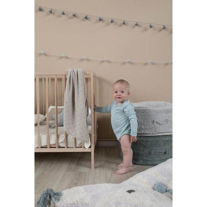 Rugs by Roo | Lorena Canals Chill Vintage Blue Pouffe-P-CHILL-VBL