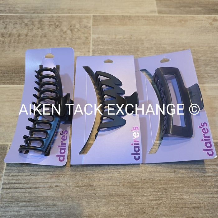 Claire's Claw Clip Bundle - 3 Total