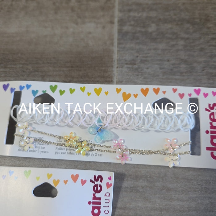 Claire's Club Bundle - 8 Hair Clips, 2 Necklaces