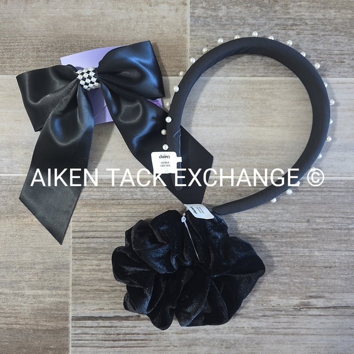 Claire's Hair Bundle - 1 Hair Clip, 1 Scrunchie, 1 Headband